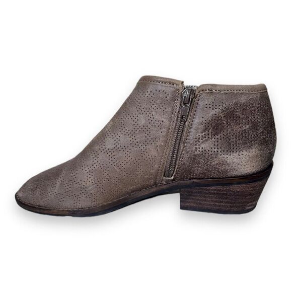Lucky Brand Felixah D' Orsay Bootie Brown Suede Women's 7 - Picture 7 of 11